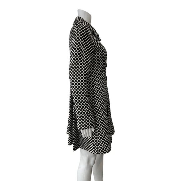 Tibi Black White Spotted Jacket size 6 Polka Dots - Picture 4 of 10